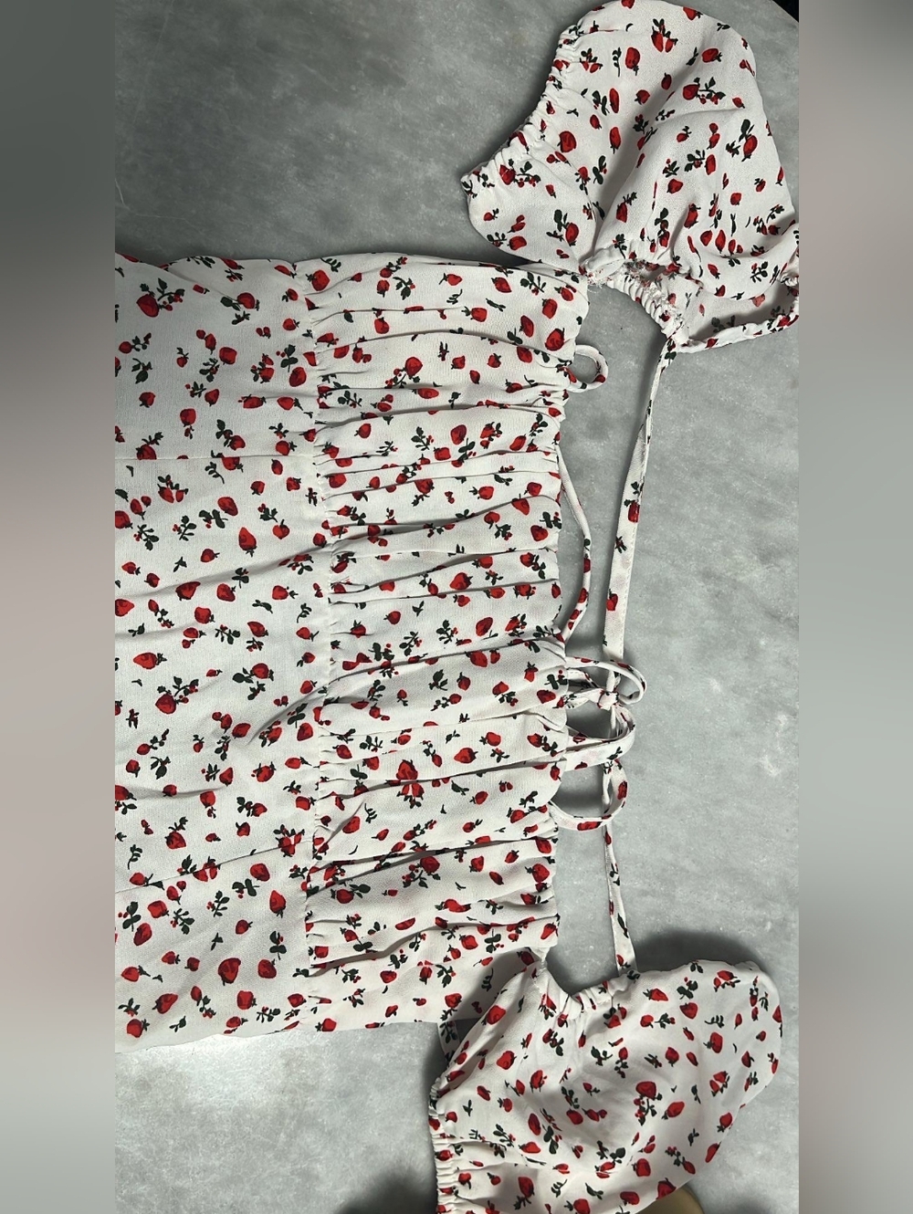 Fashion Nova White Puff Sleeve Mini Sundress - Picture 7 of 8